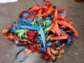 11x Assorted Light Duty Ratcheting Tie Down Straps