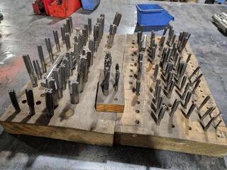 90+ Threading Taps w/ Wood Board Stands