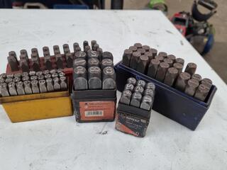 Assorted Steel Letter & Number Punch Stamps
