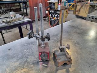 2x Machinist Dial Indicator Stands