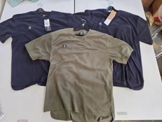 3x Swanndri Men's Catlins Fleece T-Shirts, Size XL