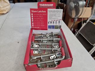 6x Farmquip 16mm Gate Slam Latches