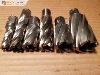 6 x Annular Cutters