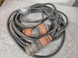 15-Metre 3-Phase 32A Power Extension Lead Cable