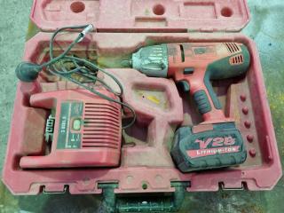 Milwaukee 28V Cordless 1/2" Drive Impact Wrench, Faulty