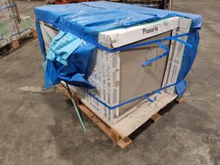 120x Rectified Porcelain 600x600mm Tiles