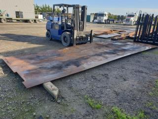 Large Sheet of 8mm Bisalloy Plate Steel