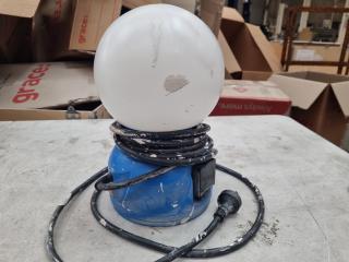 The Tool Shed Hanging Diffused Worklight w/ AC Power Outlets