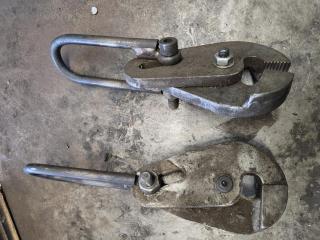2 x Steel Lifting Clamps