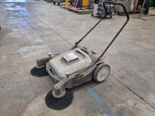 Bar Walk Behind Push Floor Sweeper