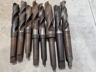 8x Morse Taper Drills, Imperial Sizes