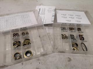 Assorted Lot of Dowty Washers, Various Metric & Imperial Sizes