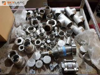 Large Lot of Stainless Pipe Fittings