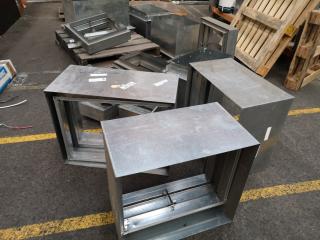Commercial Ventilation Ducting Fire Curtain Dampers, Assorted Lot