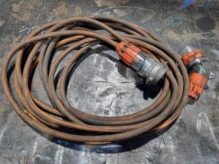 3-Phase 32A Power Extension Lead Cable