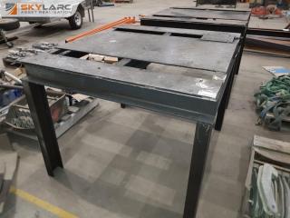 Heavy Duty Steel Workshop Table