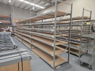 4 Bays of Longspan Warehouse Shelving