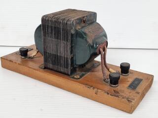 Old Step Down Transformer by Wooff & Salvesen, Christchurch