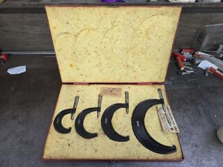 Starrett No. 436 Outside Micrometer Set