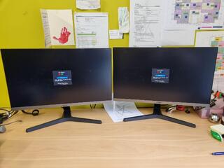 2x Samsung IPS LED Full HD Monitors