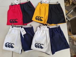 4x Canterbury Harlequin Cotton Shorts, Size 30