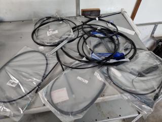 Assorted Lawnmower Clutch & Throttle Control Cable Assemblies