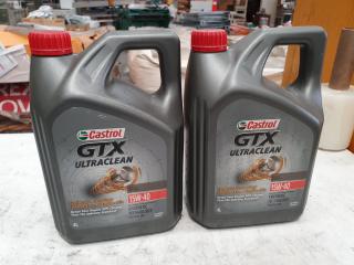 Castrol GTX Ultraclean 15W-40. - 8 Litres