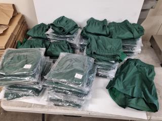 75x R80 Green Rugby Shorts, Assorted Sizes