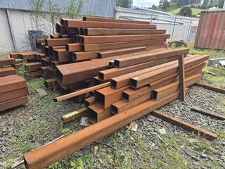 Huge Lot of Box Section Steel