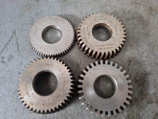 4 x Gear Shaper Cutters