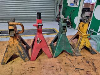 4x Assorted Jack Stands
