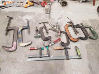 Assorted Clamps Etc