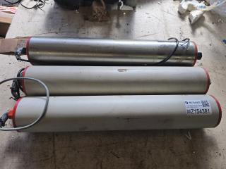 3 x Used Powered Rollers