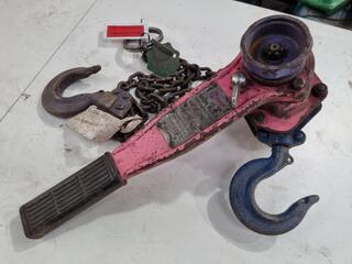 Challenger 1.6-ton Lever Block, Faulty