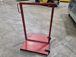 Heavy Steel Mobile Sidewalk Retail Sign Frame