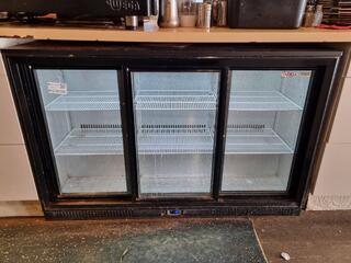Dellware DB300S Three Door Display Fridge