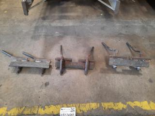 3 x Custom Built Pipe Clamps
