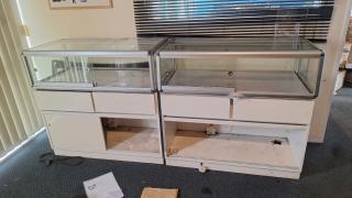 2 x Display Cabinets