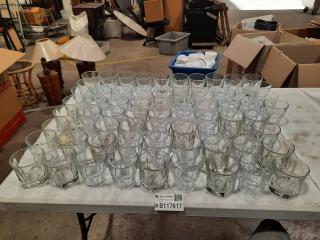 Large Set of Drinking Glasses (76 Pieces)