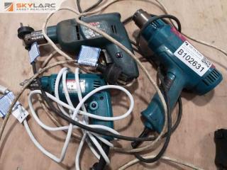 2 Drills and Heat Gun