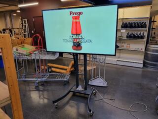 Samsung 65" Digital Signage Screen w/ Stand & FireTV