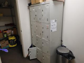 12-Door Steel Personnel Locker Unit