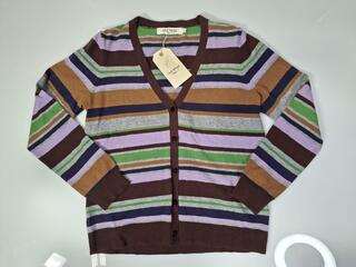 Nice Things Paloma S Stripped V-neck Jacket -  Size S