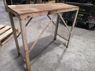 Small Heavy Duty Steel Workshop Table