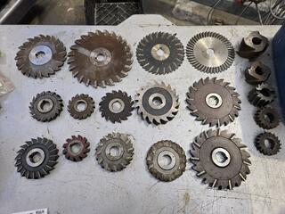 Assorted Blade Milling Cutters 