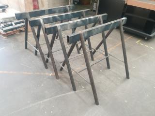 4 x Heavy Duty Steel Trestles