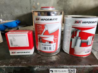 Box of Thinner and Washers and Tie Rod