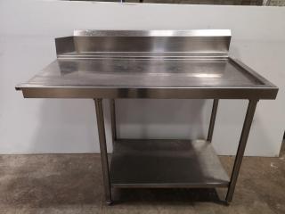 Stainless Steel Commercial Kitchen Dishwasher Tray Table