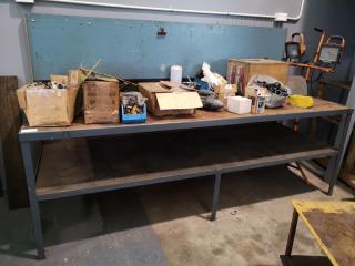 Heavy Duty Steel Workshop Workbench