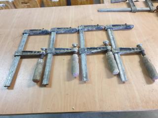 4 x Besse 10" F Clamps